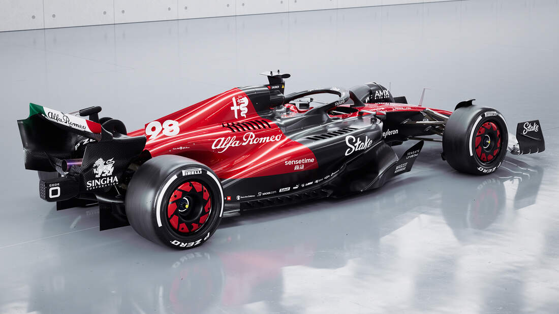 Alfa Romeo C43 Sauber F1 Auto für Saison 2023 AUTO MOTOR UND SPORT