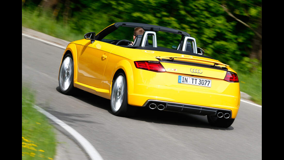 Audi TTS Roadster Porsche Boxster S Test AUTO MOTOR UND SPORT