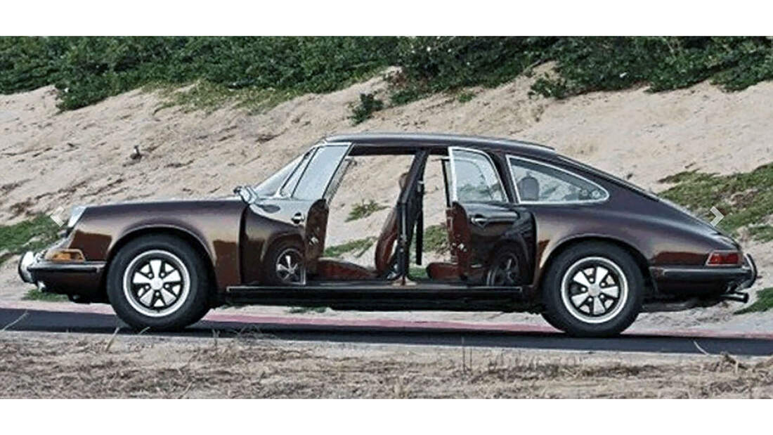 Porsche 911 Viertürer von Troutman Barnes 1967 AUTO MOTOR UND SPORT