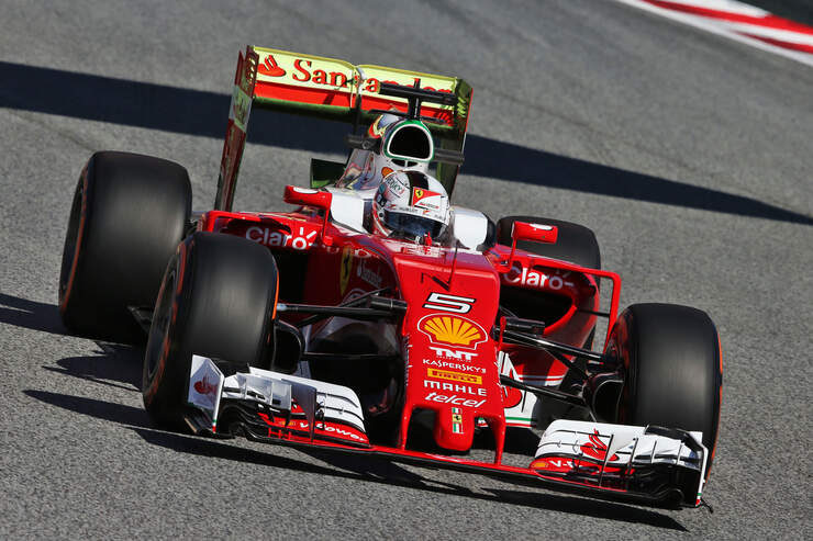 Sebastian Vettel - Ferrari - GP Spanien 2016 - Barcelona - F1 - Freitag - 13.5.2016