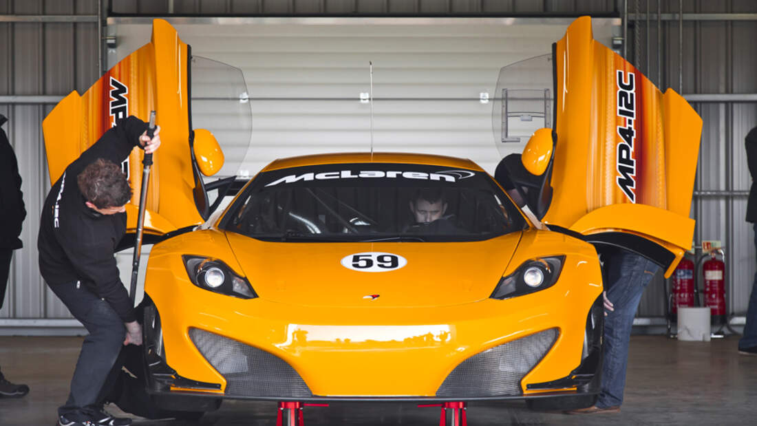 Mclaren Mp C Gt Erste Testfahrten Mit Dem Gt Renner Auto Motor