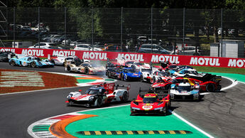  6h-Rennen Monza 2023 - WEC - Startcrash - Ferrari 499P - Toyota GR010 Hybrid