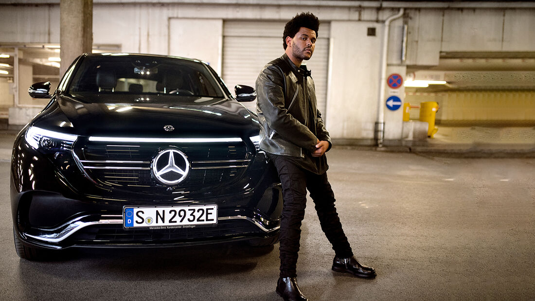 „Enjoy Electric.“ – Die Kampagne zum Mercedes-Benz EQC: Eine neue Ära der Mobilität mit Weltstar und Creative Director The Weeknd"Enjoy Electric." – The campaign for the Mercedes-Benz EQC: A new era of mobility with global star and Creative Di