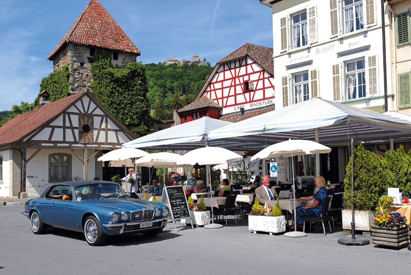 Jaguar XJ 6, Cafe, Stein am Rhein