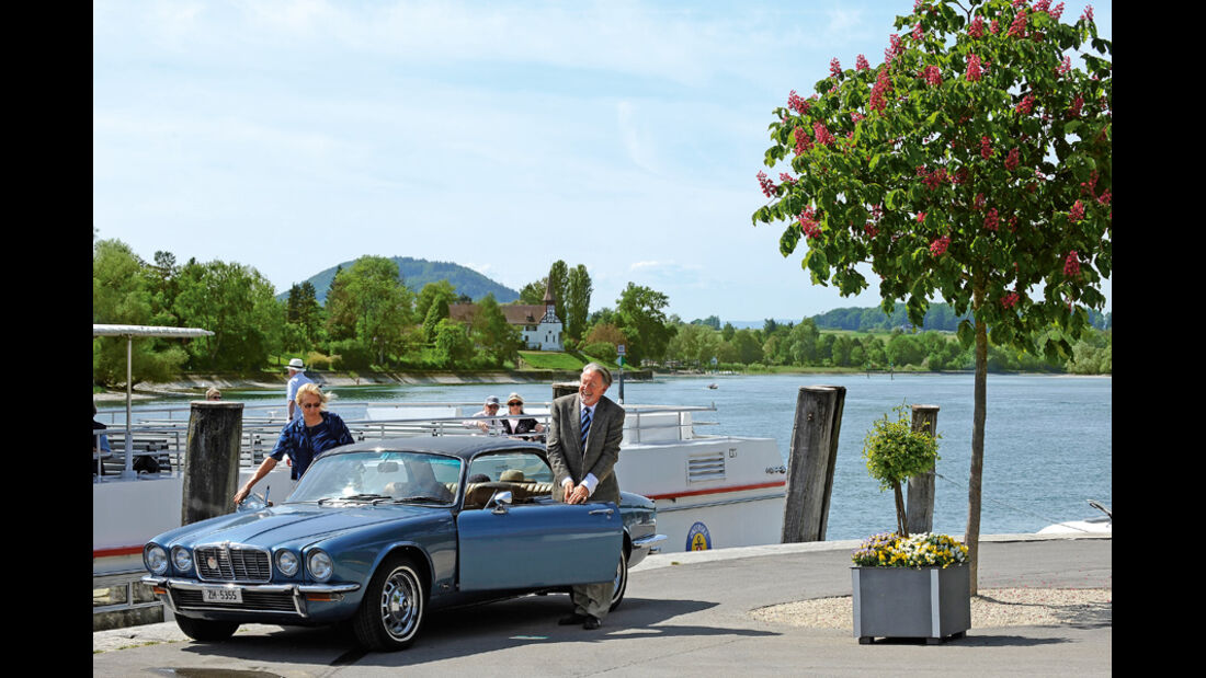  Jaguar XJ 6, Seitenansicht, Stein am Rhein
