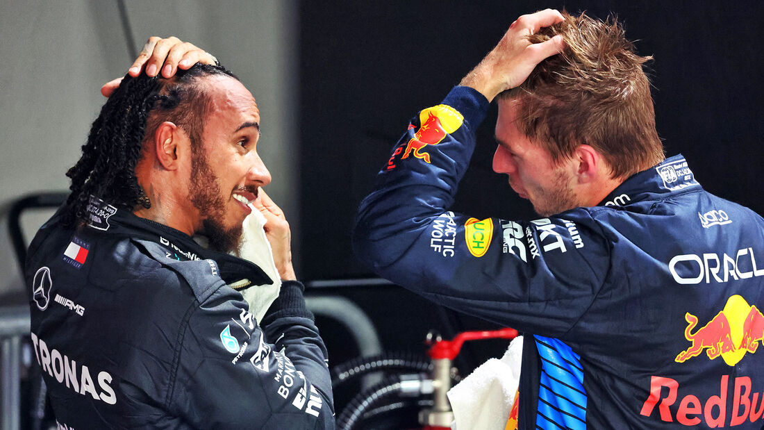  Lewis Hamilton & Max Verstappen - GP Singapur 2024