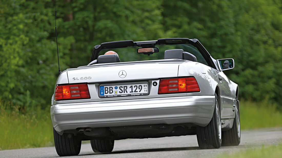  Mercedes-Benz SL 600, Heckansicht