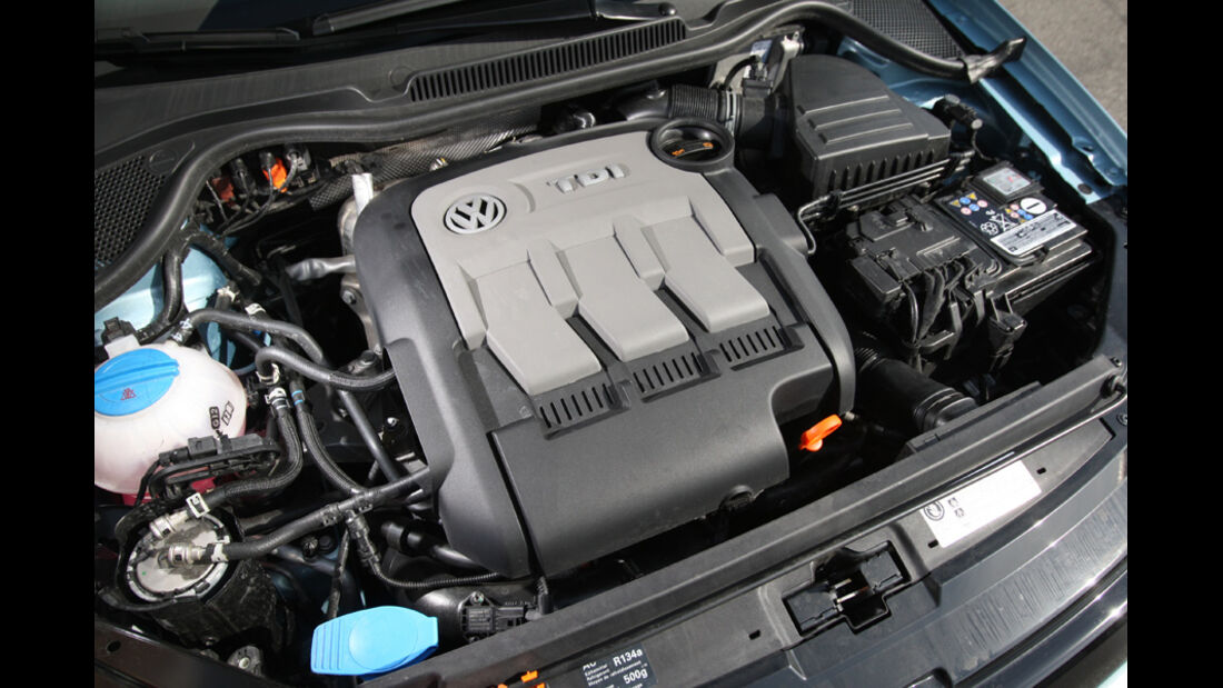  VW Polo Blue Motion, Motorraum