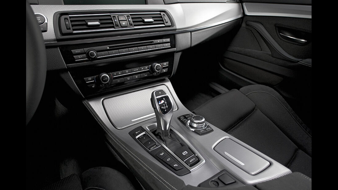 01/2012, BMW M 550d xDrive, Mittelkonsole, innenraum
