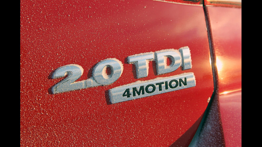 01/2013 VW Golf Abnahmefahrten Polarkreis, Golf 4Motion, Schriftzug