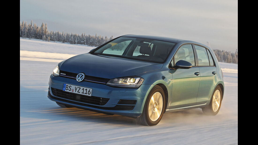 01/2013 VW Golf Abnahmefahrten Polarkreis, Golf Blue Motion