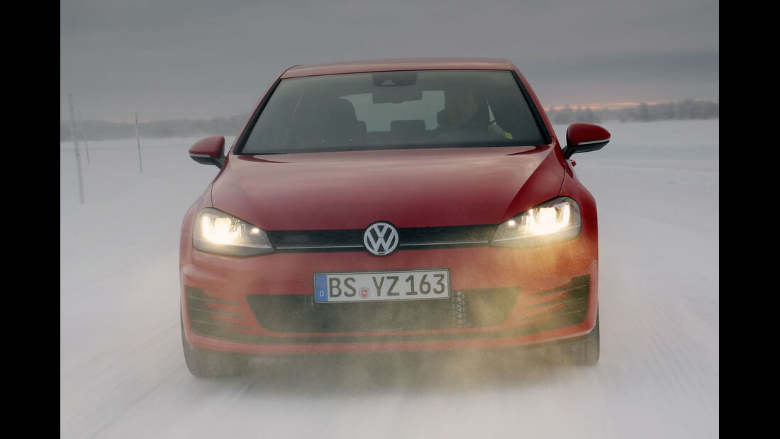 01/2013 VW Golf Abnahmefahrten Polarkreis, Golf GTD