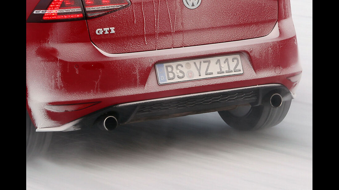 01/2013 VW Golf Abnahmefahrten Polarkreis, Golf GTI