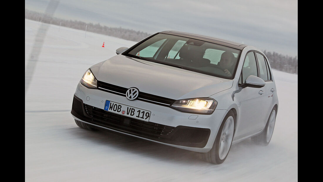 01/2013 VW Golf Abnahmefahrten Polarkreis, Golf R