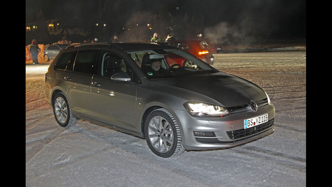 01/2013 VW Golf Abnahmefahrten Polarkreis, Golf Variant