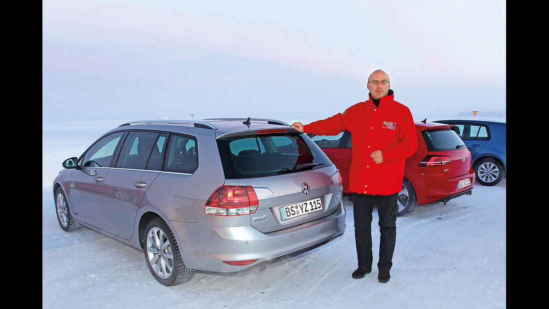 01/2013 VW Golf Abnahmefahrten Polarkreis, Golf Variant, Ralp Alex