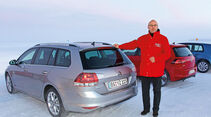 01/2013 VW Golf Abnahmefahrten Polarkreis, Golf Variant, Ralp Alex