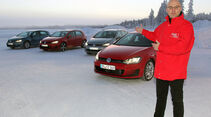 01/2013 VW Golf Abnahmefahrten Polarkreis, Gruppenbild, Ralph Alex