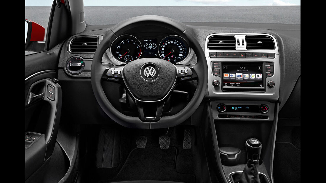 01/2014, VW Polo 2014 Facelift, Innenraum
