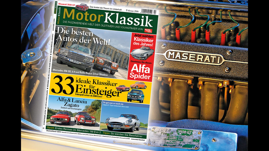 01/2016 - Motor Klassik, Heftvorschau, Heft 02/2016 mokla