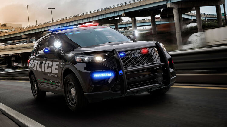 Ford Police Interceptor 19 Polizeiauto Auf Explorer Basis Auto Motor Und Sport