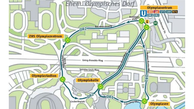 01/2020, Route E.Go Mover München Olympiapark