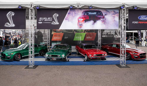 01/2020, Shelby Mustang Prototypen Green Hornet und Little Red