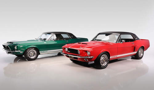 01/2020, Shelby Mustang Prototypen Green Hornet und Little Red