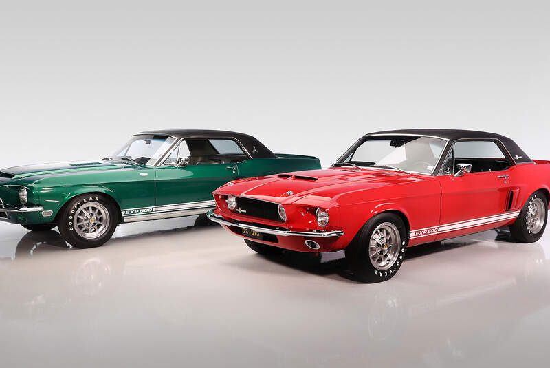 01/2020, Shelby Mustang Prototypen Green Hornet und Little Red