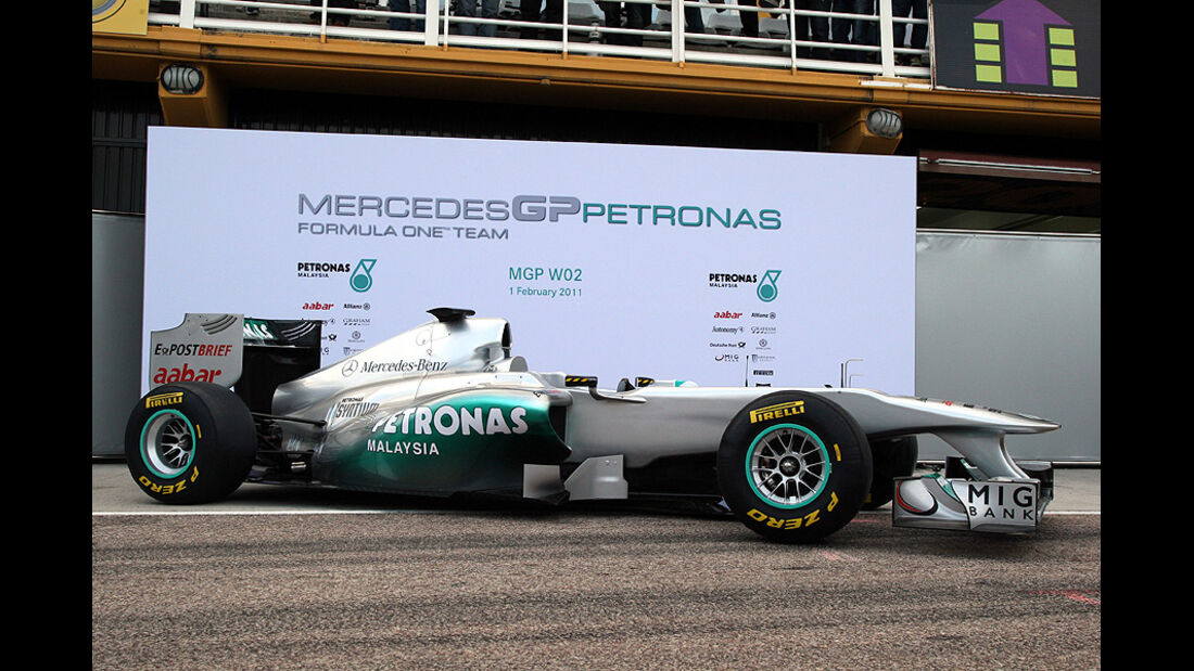 02/11 Mercedes GP W02 2011 Launch