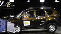 02/2011, EuroNCAP, Crashtest, Dacia Duster, Frontcrash