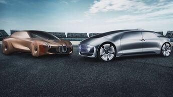 02/2019, BMW Vision iNext und Mercedes Vision Tokyo