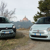 02/2020, Fiat 500 Cabrio und Panda Hybrid