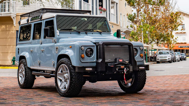 Tesla powered land rover defender discount