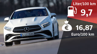 02/2022, Kosten und Realverbrauch Mercedes CLS 450 4Matic