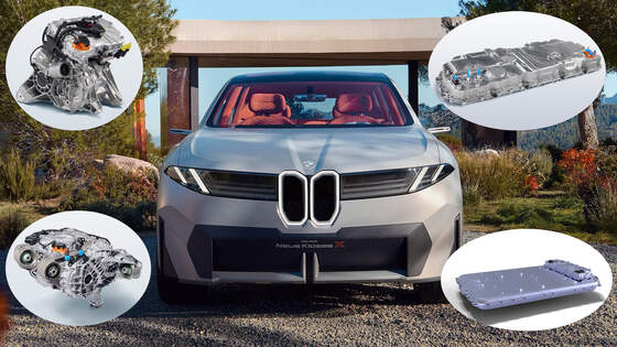 02/2025 BMW Neue Klasse Vision X Technik Collage