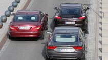 03/11 aumospo 07/2011 Mercedes CLS 350, Audi A7 3.0 TFSI Quattro, Porsche Panamera