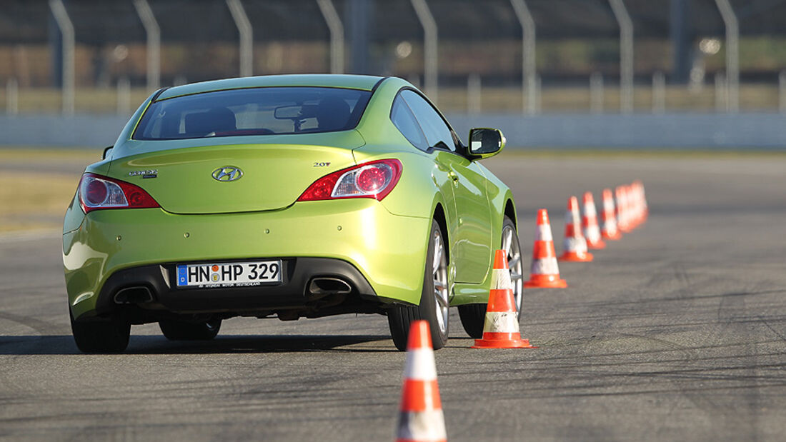 Hyundai Genesis & VW Scirocco im Test: Sportcoupés mit Turbopower