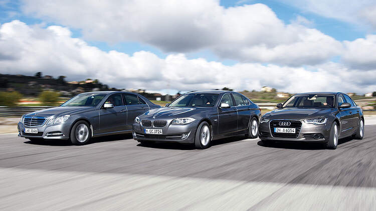 Bmw 5er Audi A6 Mercedes E Klasse Im Diesel Vergleichstest Auto Motor Und Sport