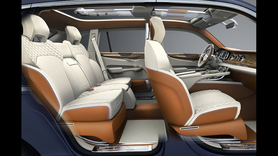 03/2012, Bentley EXP9 SUV Genf, Innenraum