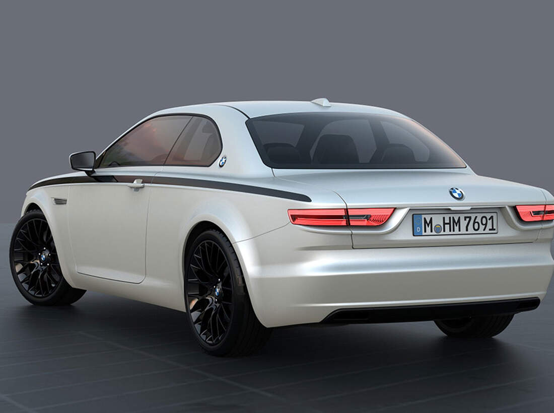 BMW CS Vintage Concept 68er BMW CS neu interpretiert auto motor und