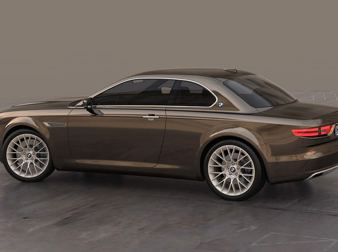 BMW CS Vintage Concept 68er BMW CS neu interpretiert auto motor und