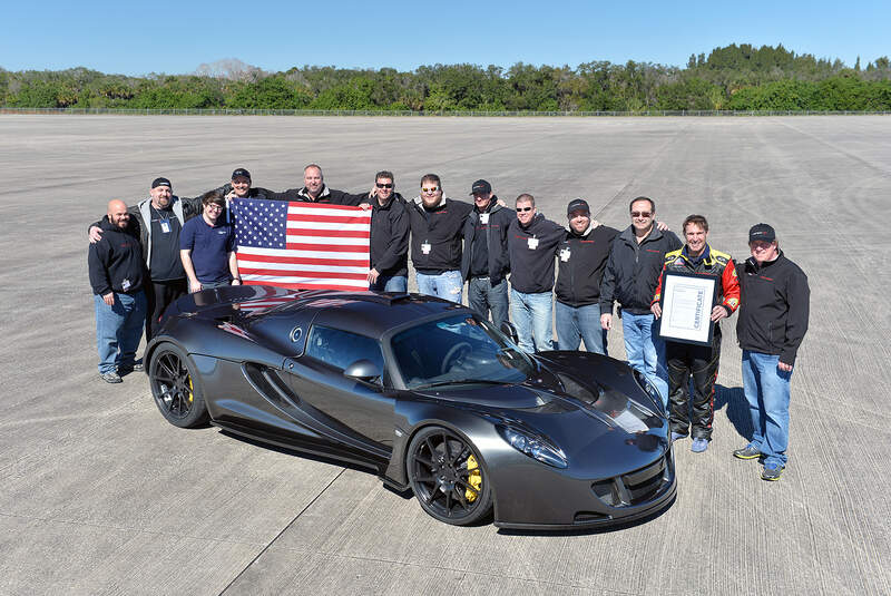 03/2014 Hennessey Venom GT Rekordfahrt