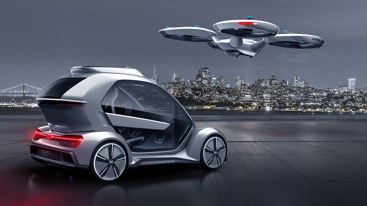 Flugauto: Audi lässt Pop-Up Next fahren und fliegen 