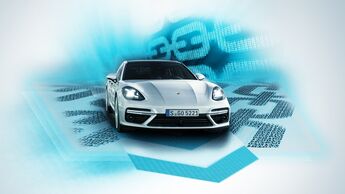 03/2018, Porsche Blockchain Symbolbild