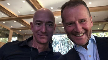 03/2019; Jeff Bezos und Herbert Diess