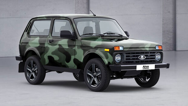 03/2021, Lada Niva Legend Camouflage Flecktarn