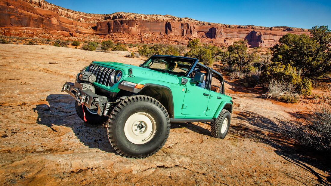 03/2024 Jeep Low Down / Willys Dispatcher / Gladiator Rubicon / Vacationeer Concept Moab Easter Jeep Safari