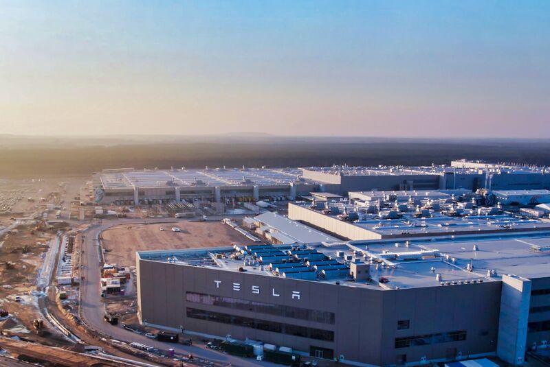 03/2024 Tesla Fabrik Gigafactory Produktion Berlin Brandenburg