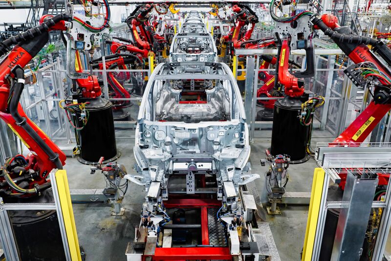 03/2024 Tesla Fabrik Gigafactory Produktion Texas